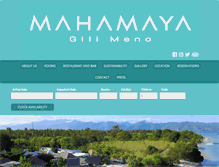 Tablet Screenshot of mahamaya.co